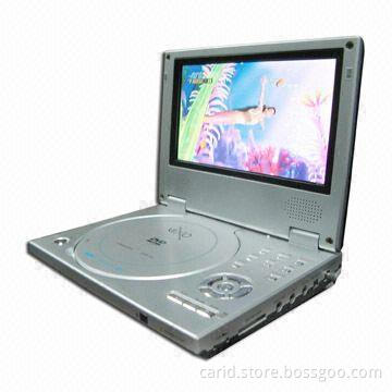 7-inch Portable DVD Player with Parental Lock, USB and Card Reader
